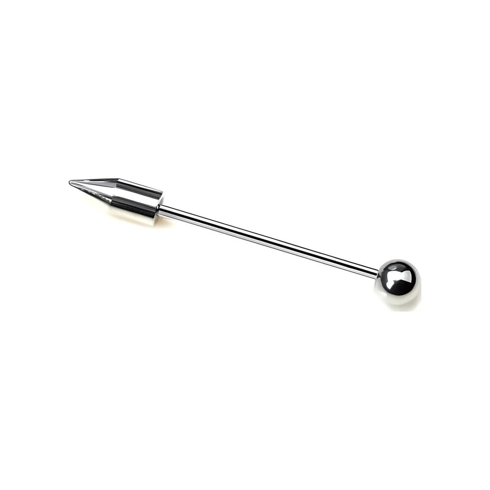 BARBELL BALL SPIKE PRIME - PLATEADO