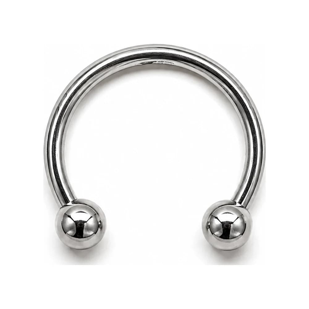 CIRCULAR BARBELL - PLATEADO