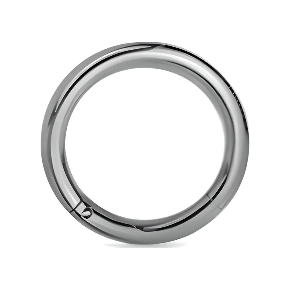 CLICKER HOOP TITANIUM - PLATEADO