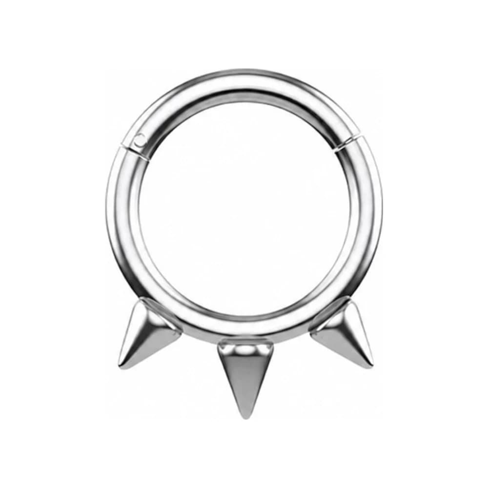 CLICKER HOOP SPIKES - PLATEADO