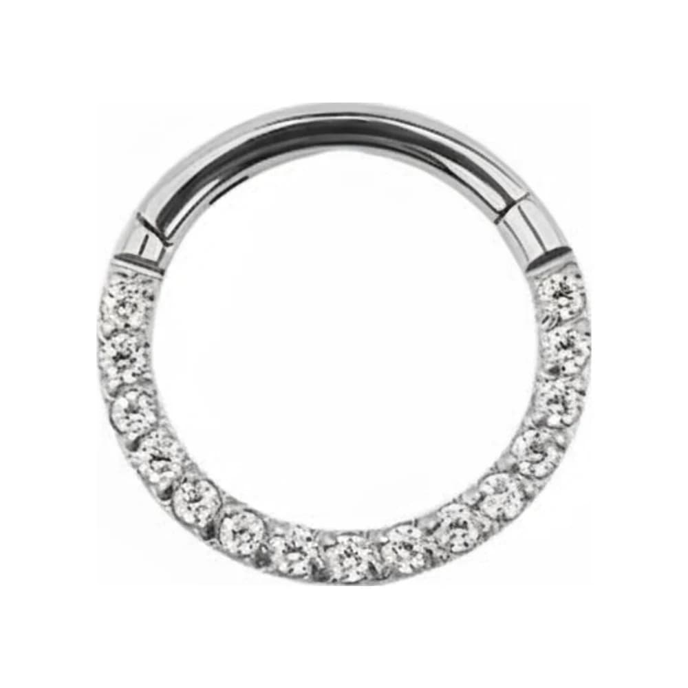CLICKER HOOP SHINE - PLATEADO