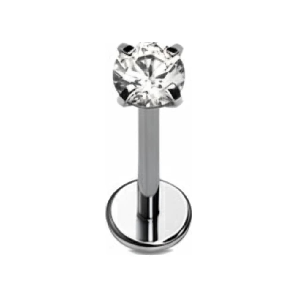 LABRET SHINE TITANIUM - PLATEADO