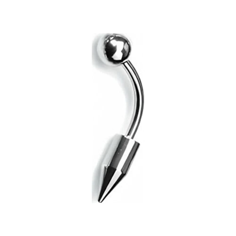 NAVEL SPIKE BASIC - PLATEADO