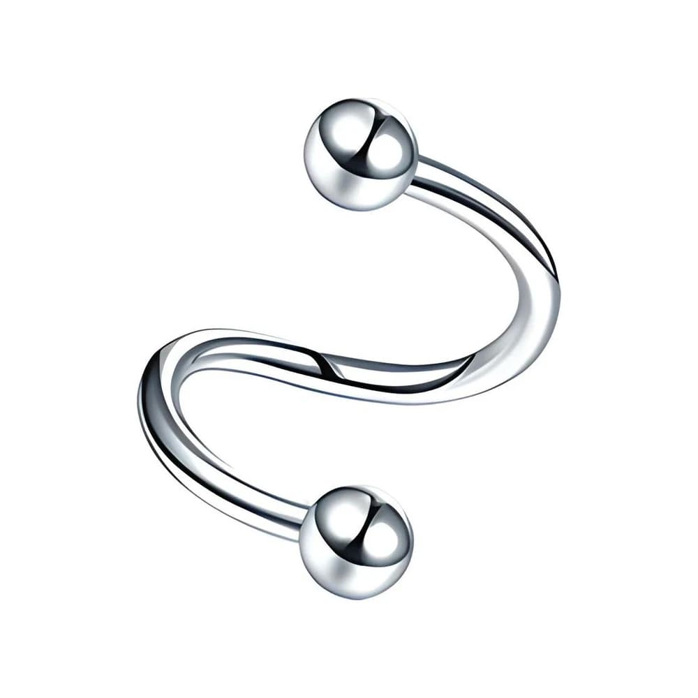 SPIRAL BALLS - PLATEADO